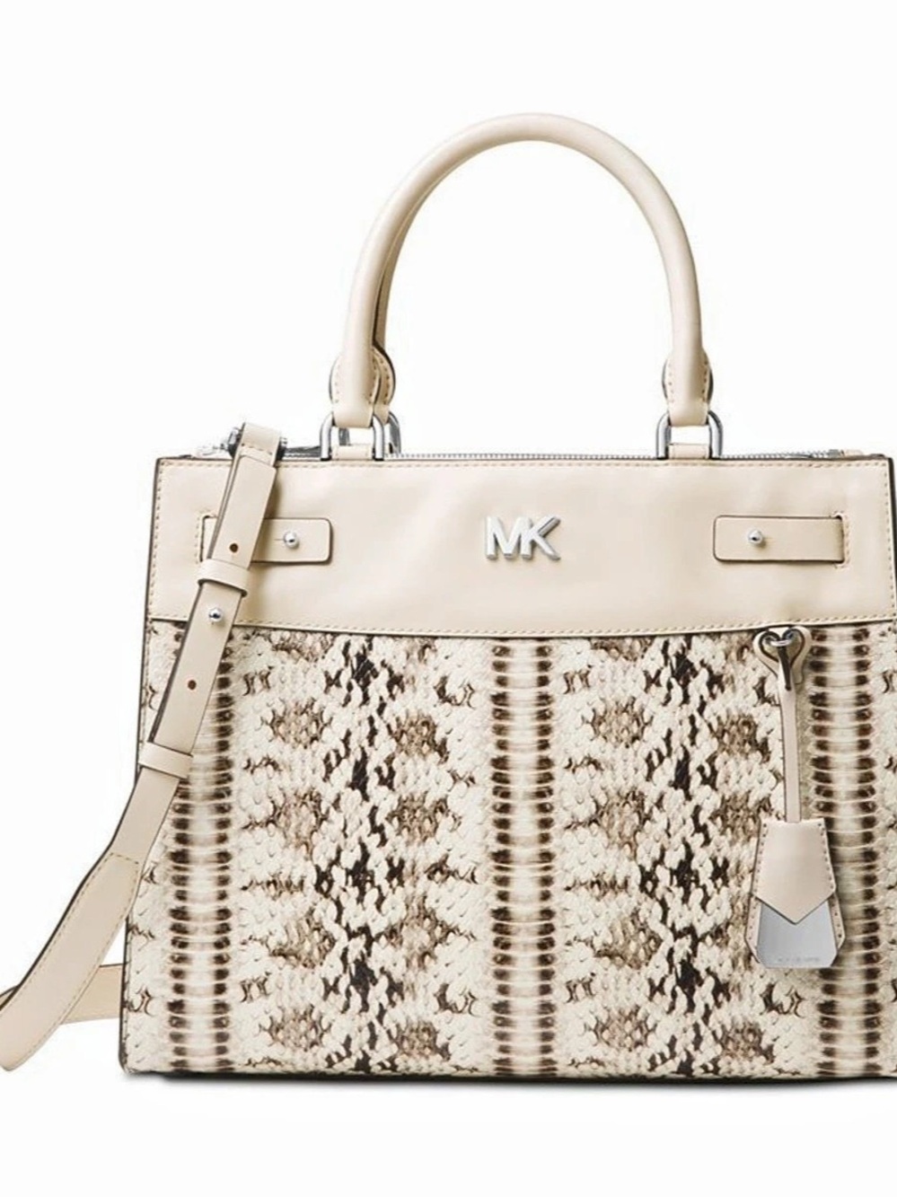 Michael Kors Reagan Large Leather Satchel
